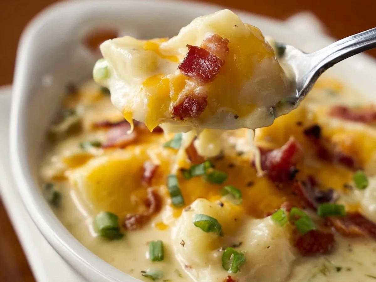 Easy Creamy Crockpot Potato Soup - Image 2