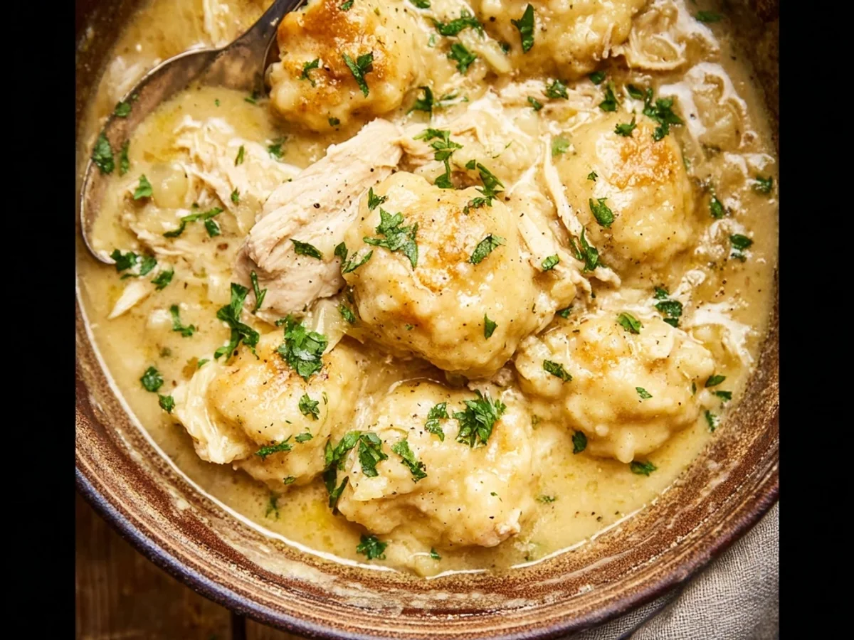 Easy Crock Pot Chicken Dumplings: Tender & Simple - Image 1