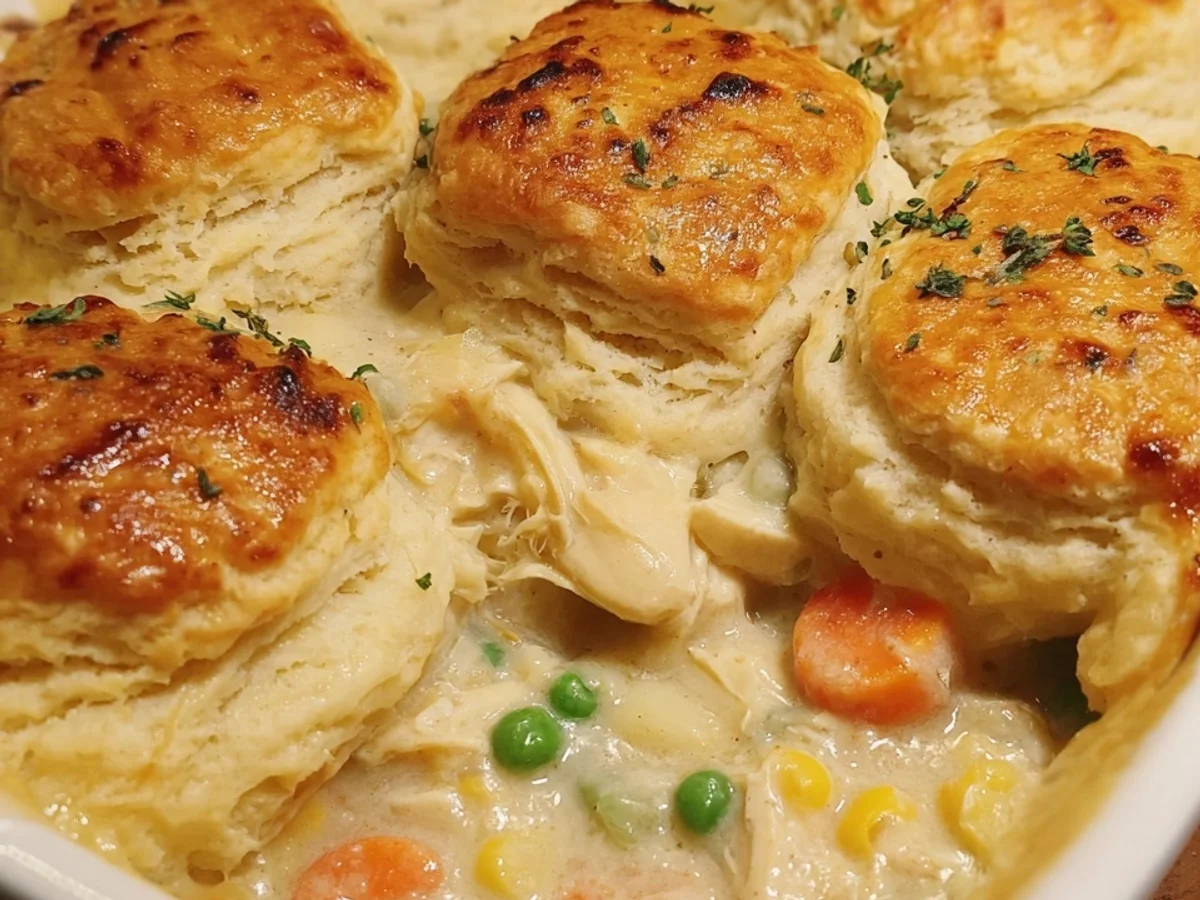 Easy Homemade Chicken Pot Pie Casserole Recipe - Image 1