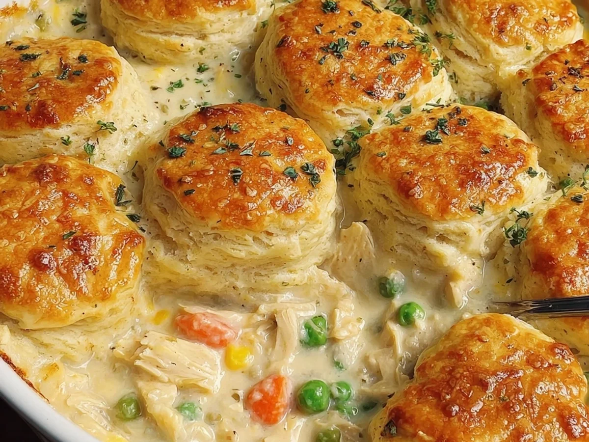 Easy Homemade Chicken Pot Pie Casserole Recipe - Image 2