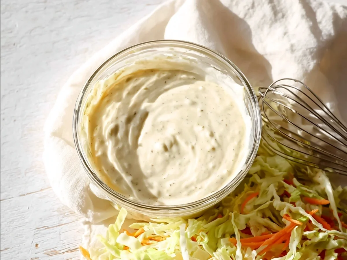 Easy Homemade Coleslaw Dressing: Tangy & Creamy - Image 1