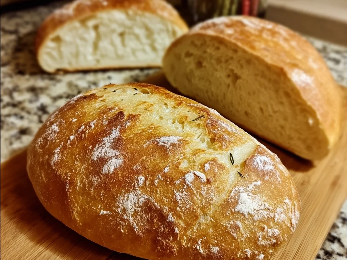 Easy Homemade Crusty Italian Bread Recipe - Image 1
