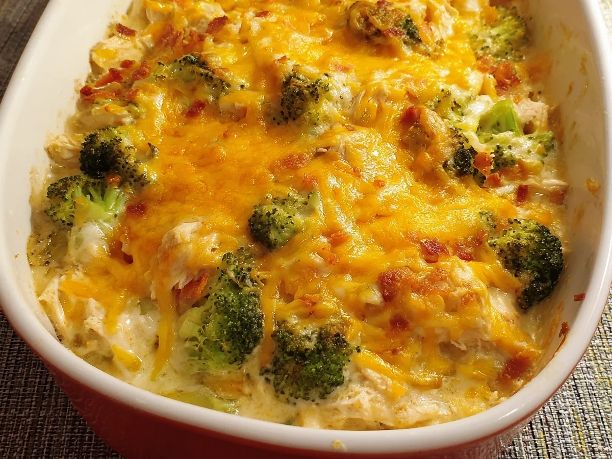 Easy Low Carb Creamy Chicken Casserole - Image 1