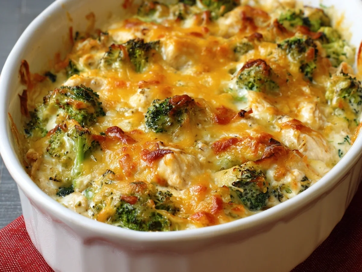 Easy Low Carb Creamy Chicken Casserole - Image 2
