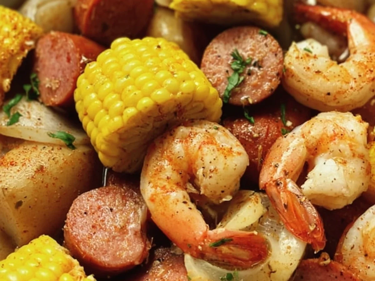 Easy Slow Cooker Shrimp Boil - Image 1