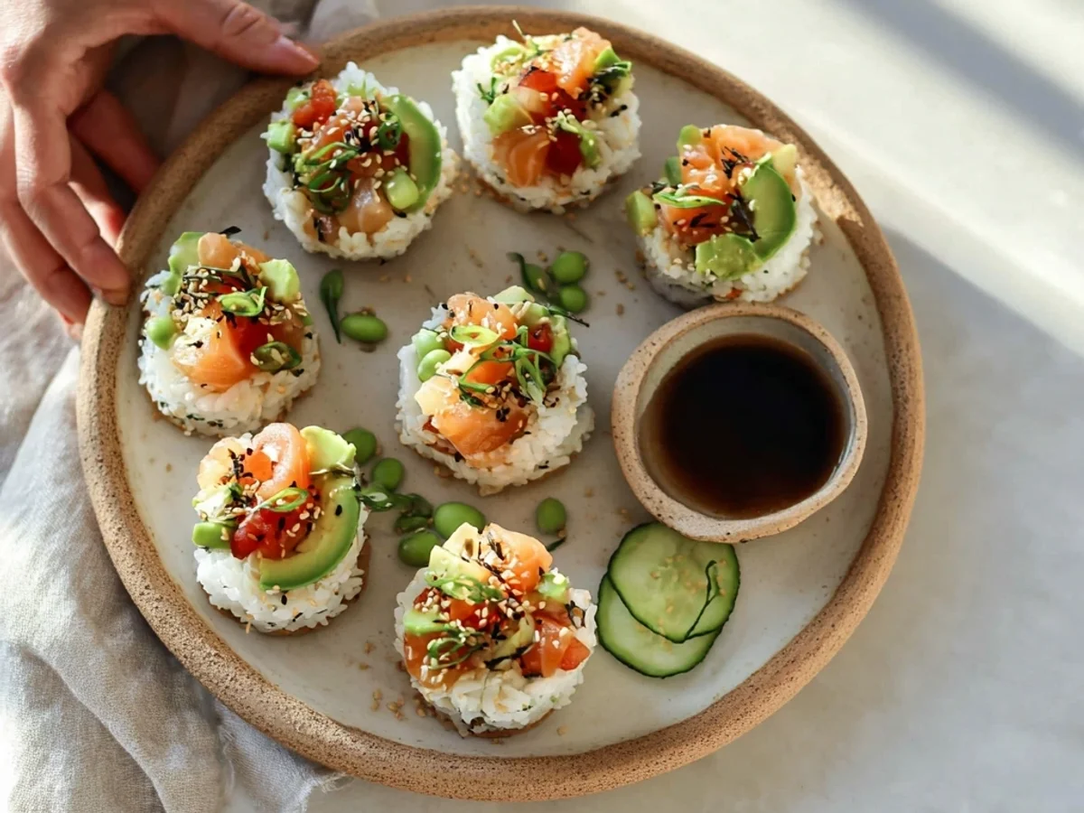 Easy Sushi Cups Recipe: Fresh Bites, No Rolling Mess - Image 2