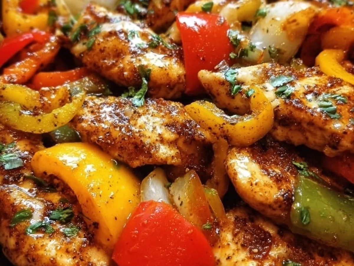 Flavorful Cajun Chicken with Sweet Bell Peppers - Image 1