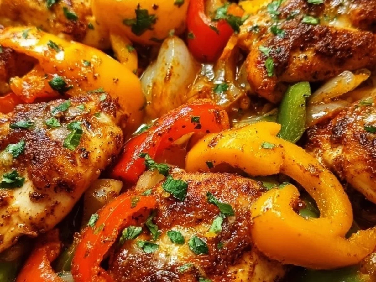 Flavorful Cajun Chicken with Sweet Bell Peppers - Image 2
