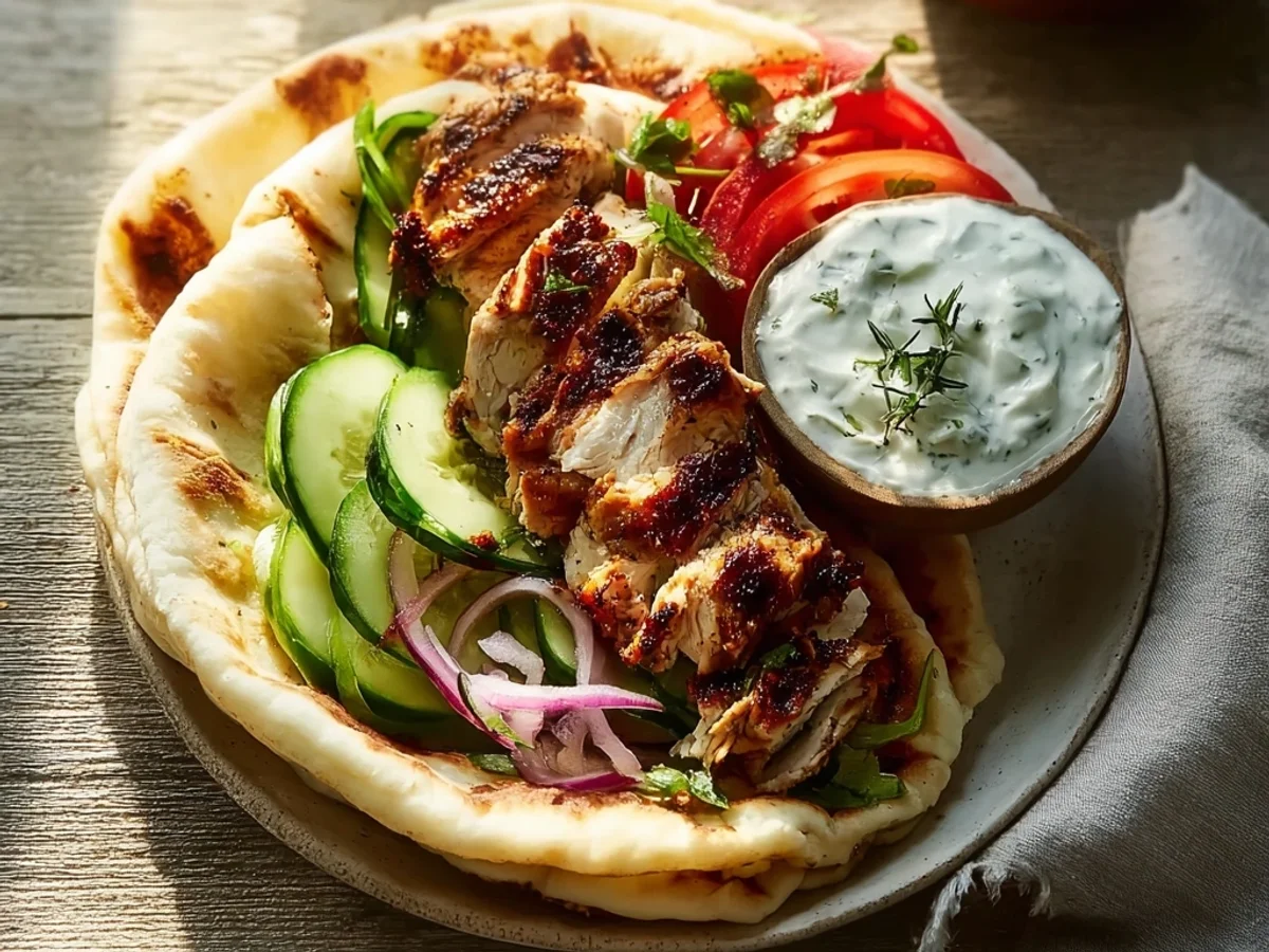 Flavorful Greek Chicken Gyros for a Quick Weeknight - Image 1