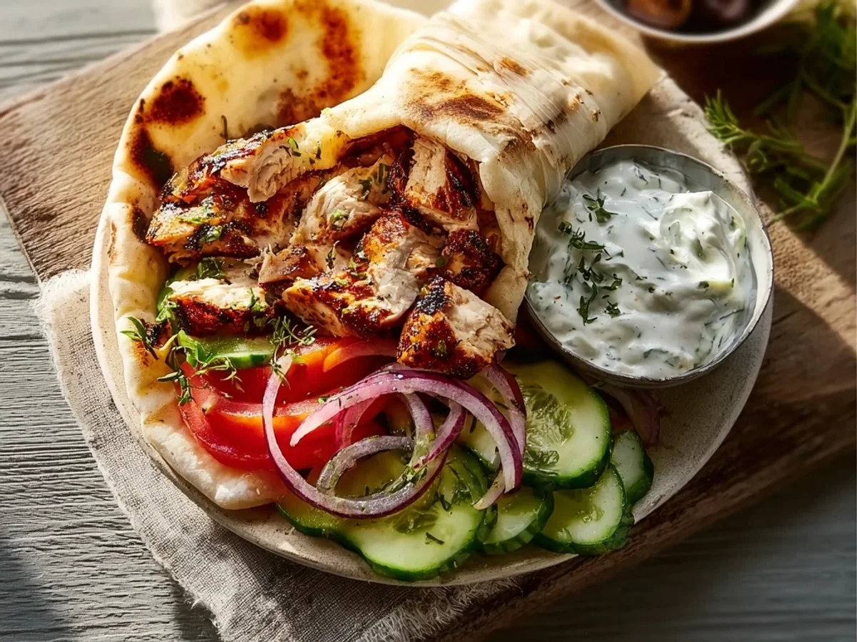Flavorful Greek Chicken Gyros for a Quick Weeknight - Image 2