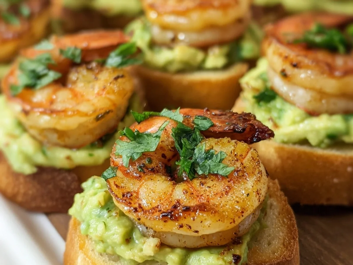 Garlic Shrimp & Avocado Crostini: Quick Bites for Gatherings - Image 2