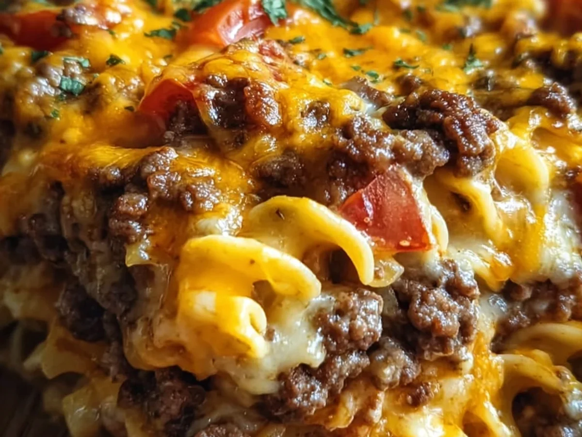 Hamburger Supreme Casserole: Quick Family Dinner - Image 1