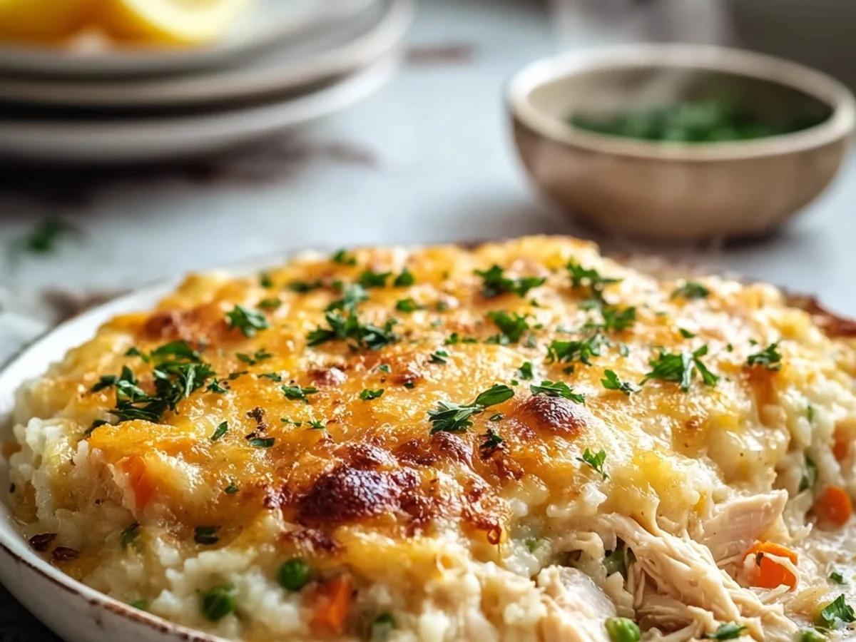 Healthy Chicken Cauliflower Rice Casserole: Creamy & Easy - Image 2