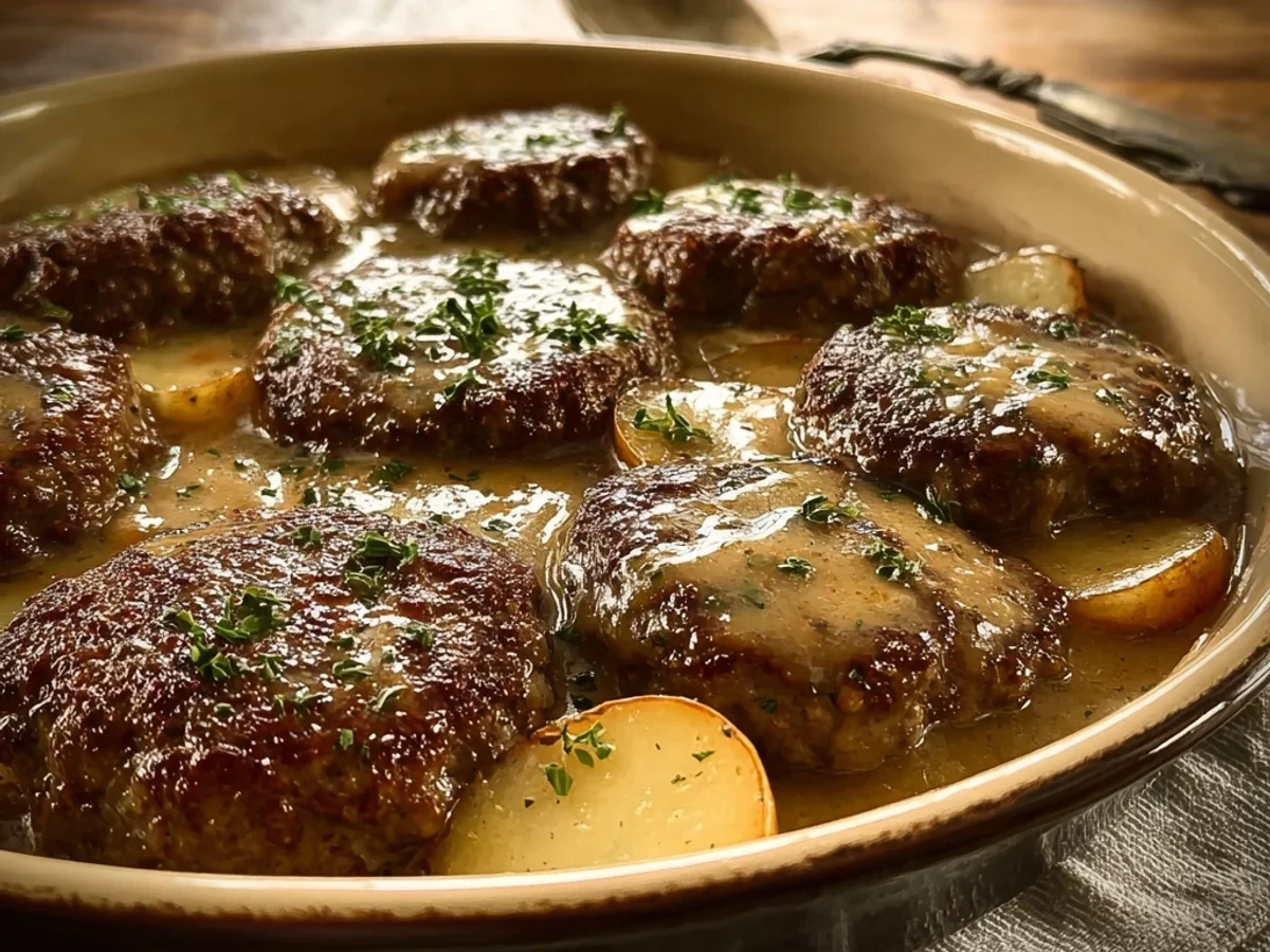 Hearty Amish Hamburger Steak Bake: Easy Weeknight Meal - Image 2