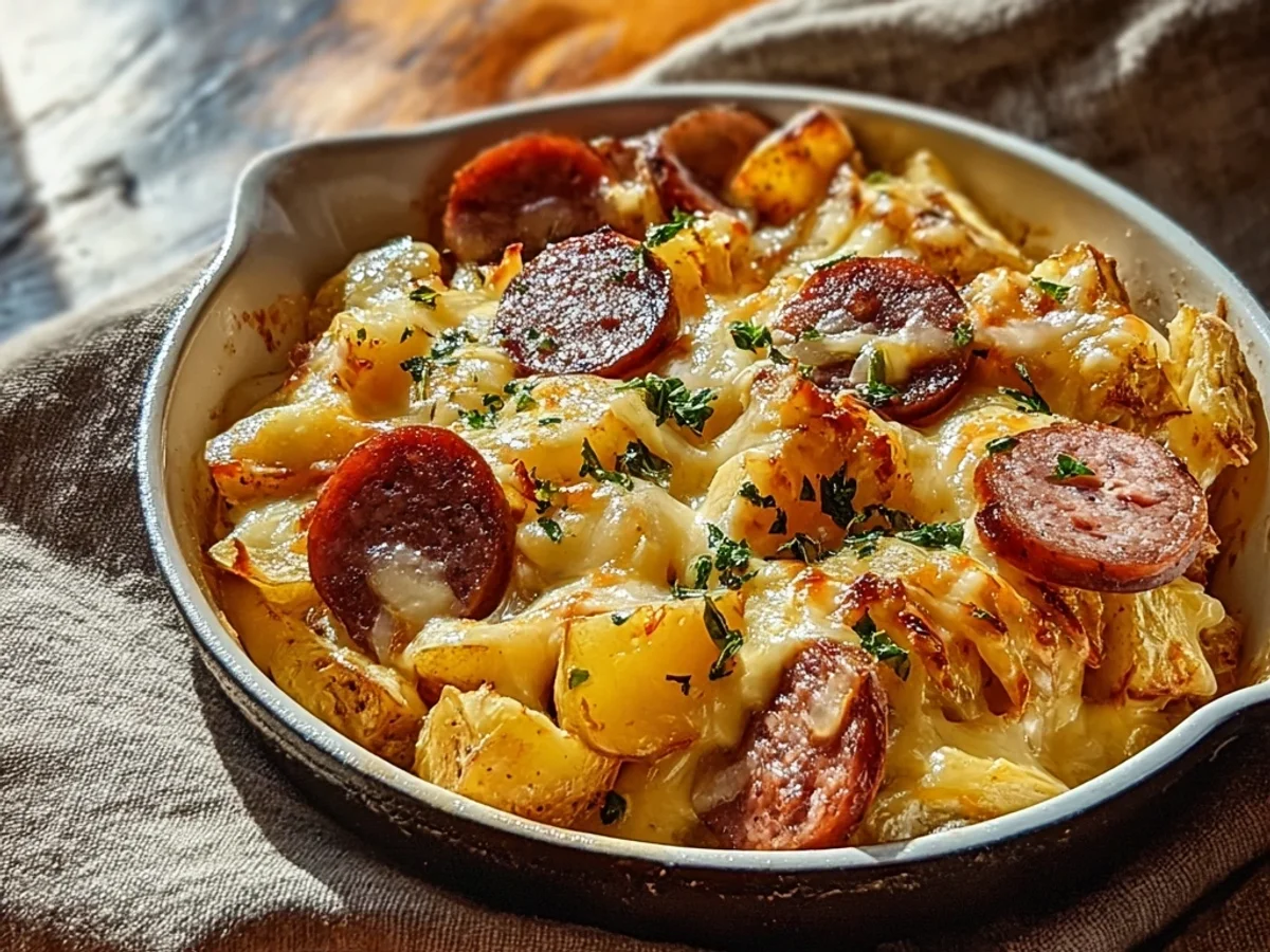 Hearty Cheesy Ranch Potatoes with Smoked Beef Sausage - Image 2