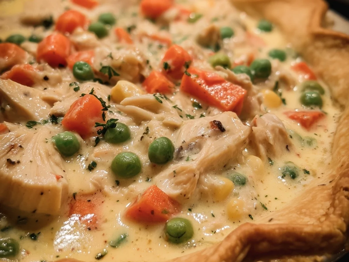 Hearty Chicken Pot Pie: Family Dinner - Image 1