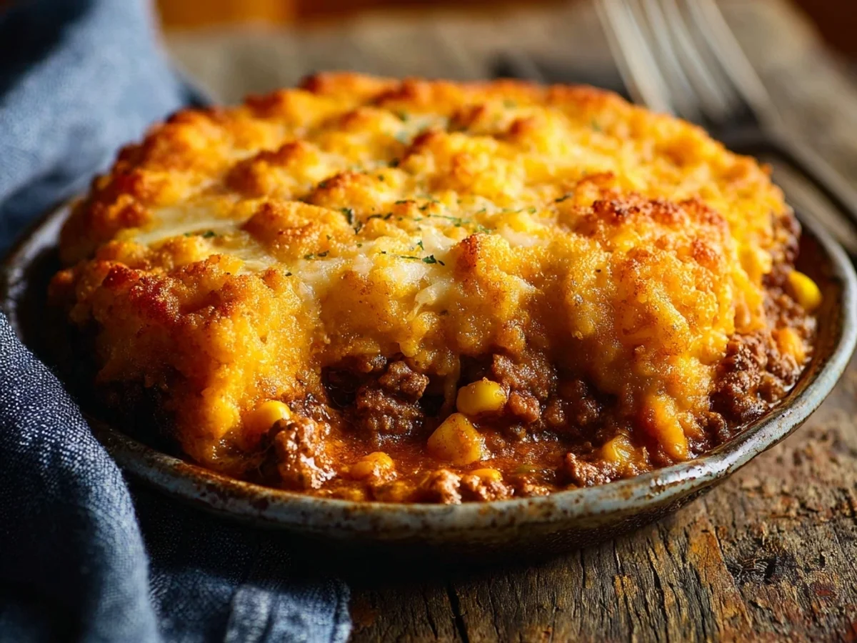 Hearty Cowboy Casserole: Beefy, Cheesy Dinner - Image 2