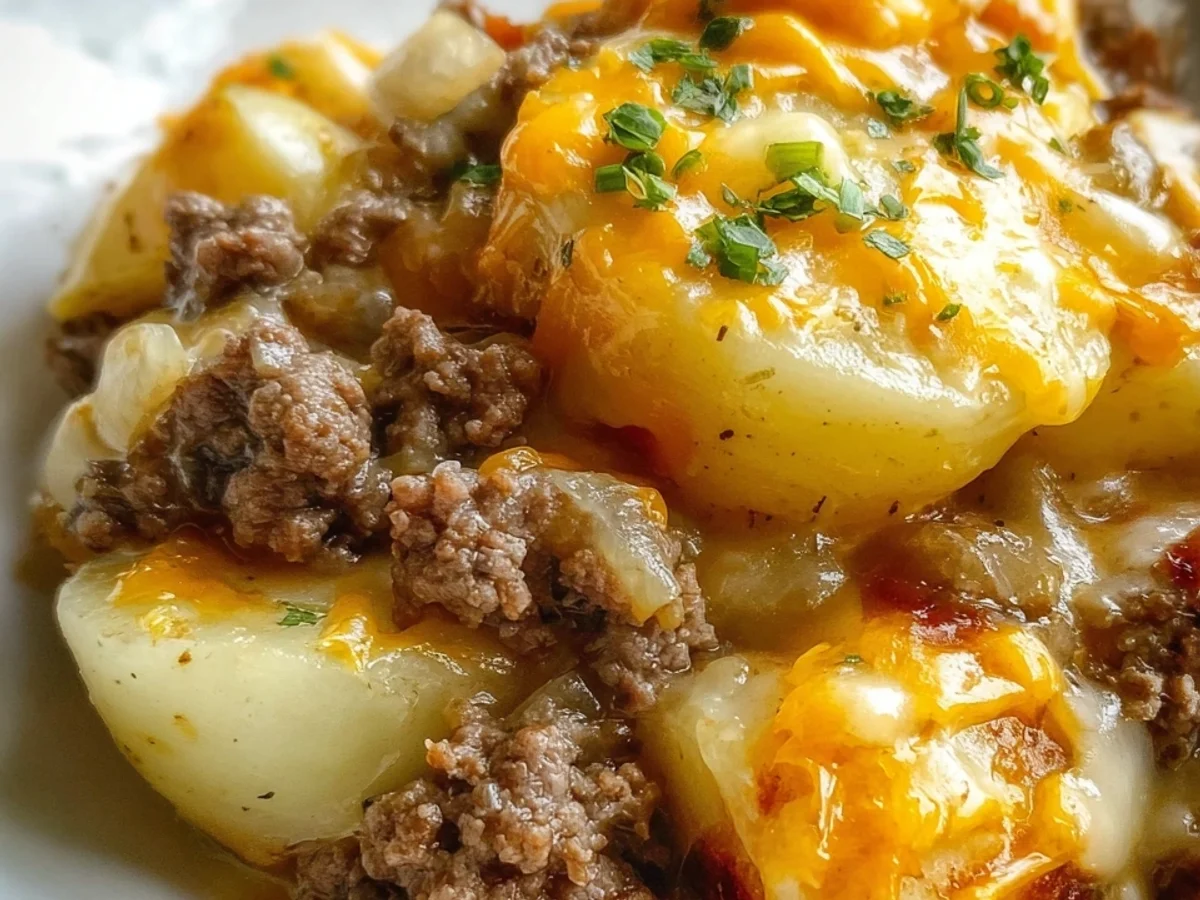 Hearty Crockpot Hamburger Potato Casserole - Image 2