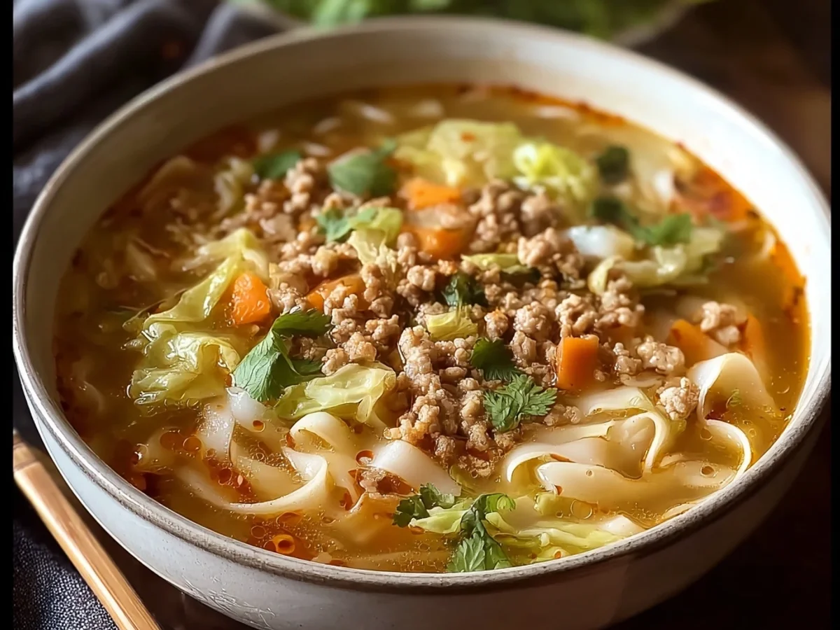 Hearty Egg Roll Soup: An Asian-Inspired Dinner Bowl - Image 2