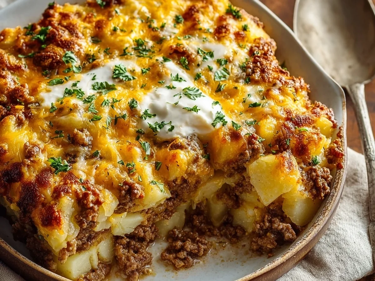 Hearty Ground Beef Potatoes Casserole: My Family's Favorite - Image 1