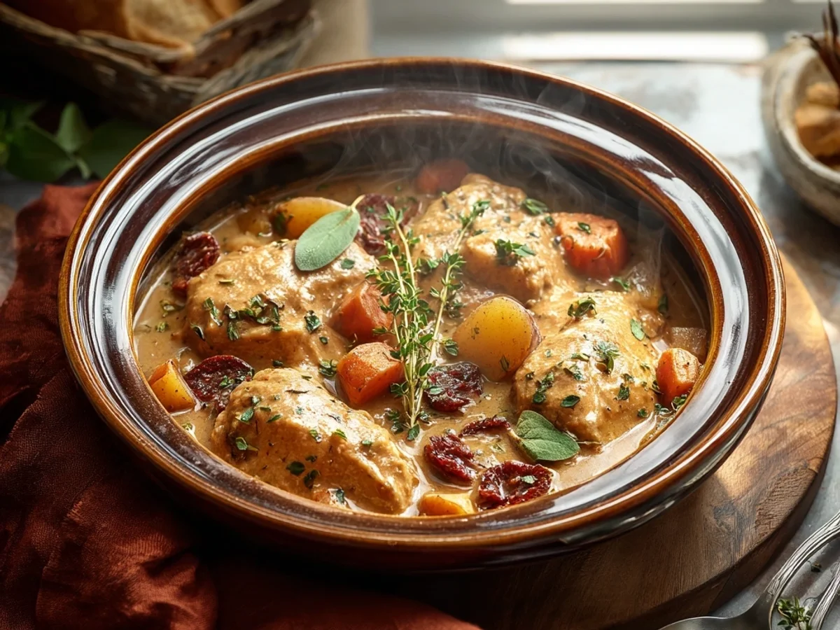 Hearty Harvest Pork Stew: Simple Fall Crockpot Dinner - Image 1