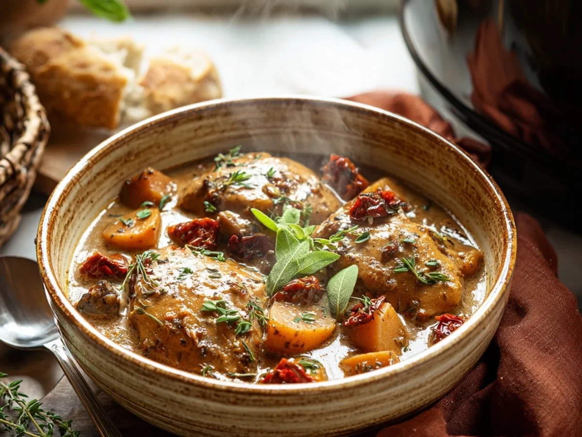 Hearty Harvest Pork Stew: Simple Fall Crockpot Dinner - Image 2