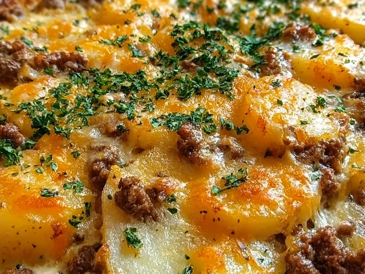 Hearty Hobo Casserole with Beef and Potatoes - Image 1