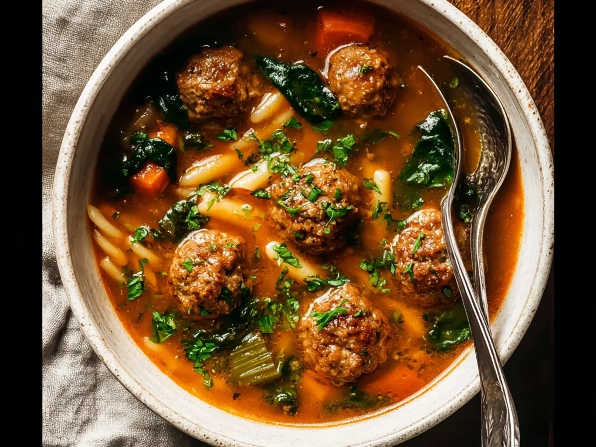 Hearty Meatball Soup, a Simple Comfort Meal - Image 1