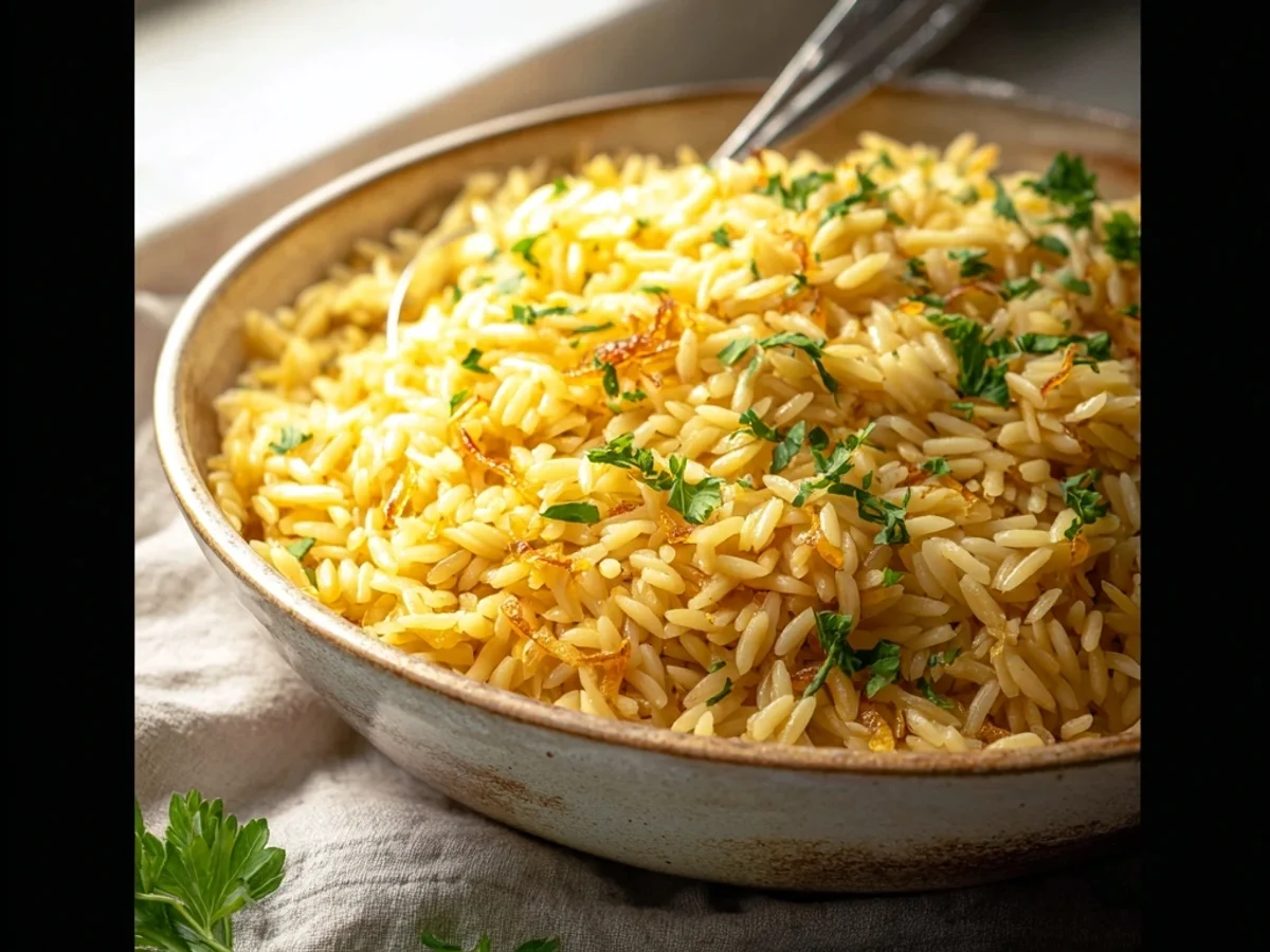 Hearty Orzo Rice Pilaf: A Simple, Flavorful Side - Image 1