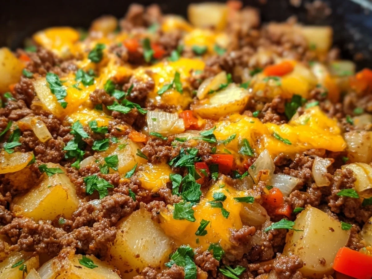 Hearty Skillet Ground Beef and Potatoes: A One-Pan Dinner - Image 2