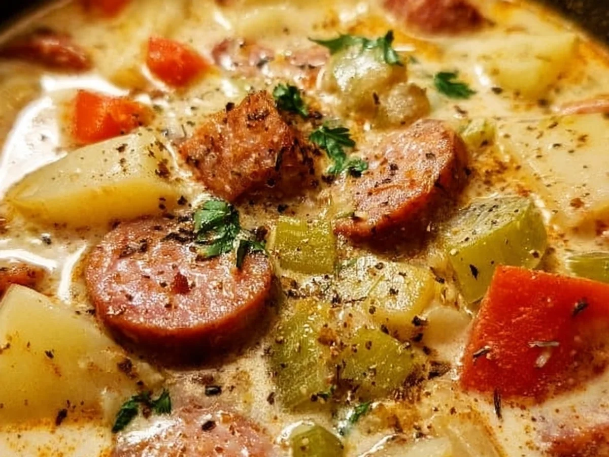 Hearty Slow Cooker Cajun Potato Soup - Image 2