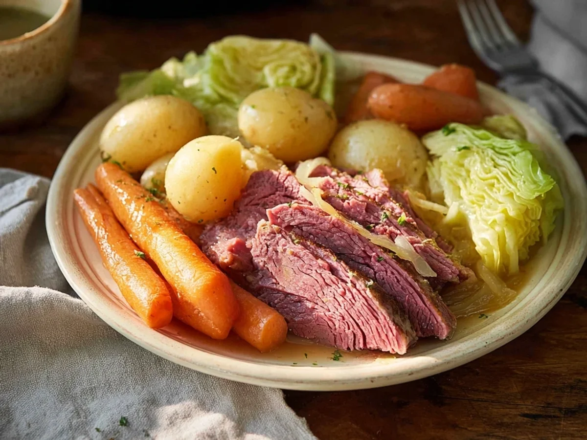 Hearty Slow Cooker Corned Beef and Cabbage Comfort - Image 2