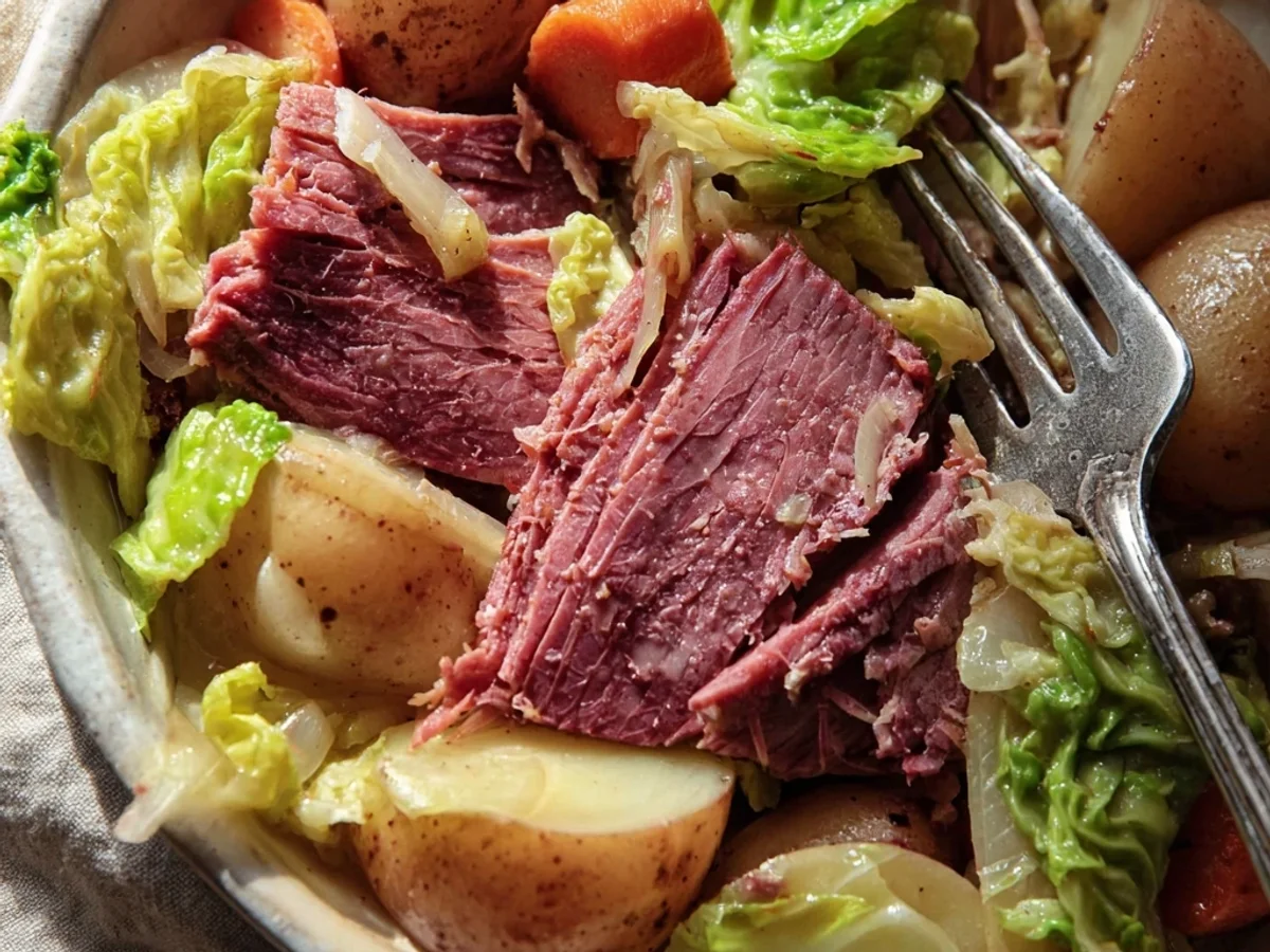 Hearty Slow Cooker Corned Beef and Cabbage Dinner - Image 1