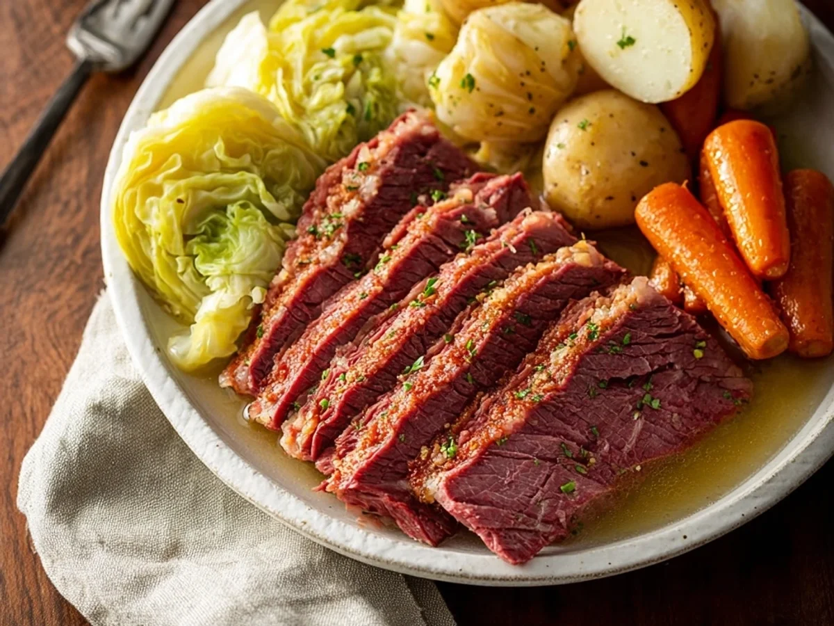 Hearty Slow Cooker Corned Beef and Cabbage Recipe - Image 2