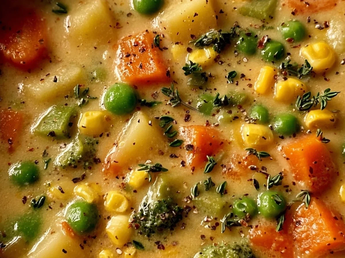 Hearty Veggie Pot Pie Soup: Crustless Comfort - Image 2