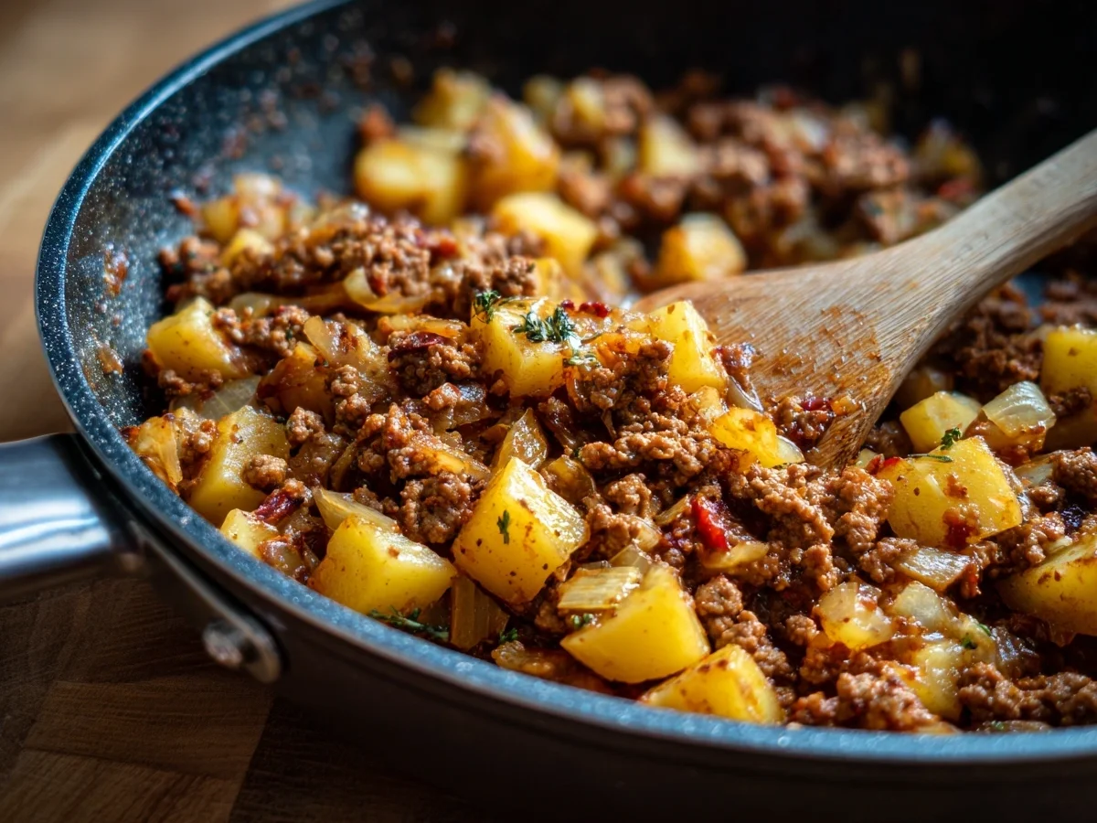 High Protein Ground Beef & Potatoes Dinner - Image 1