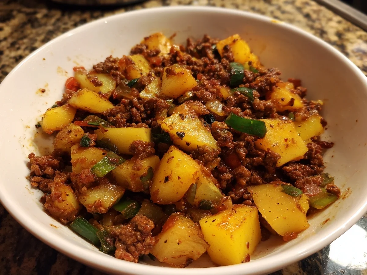 High Protein Ground Beef & Potatoes Dinner - Image 2