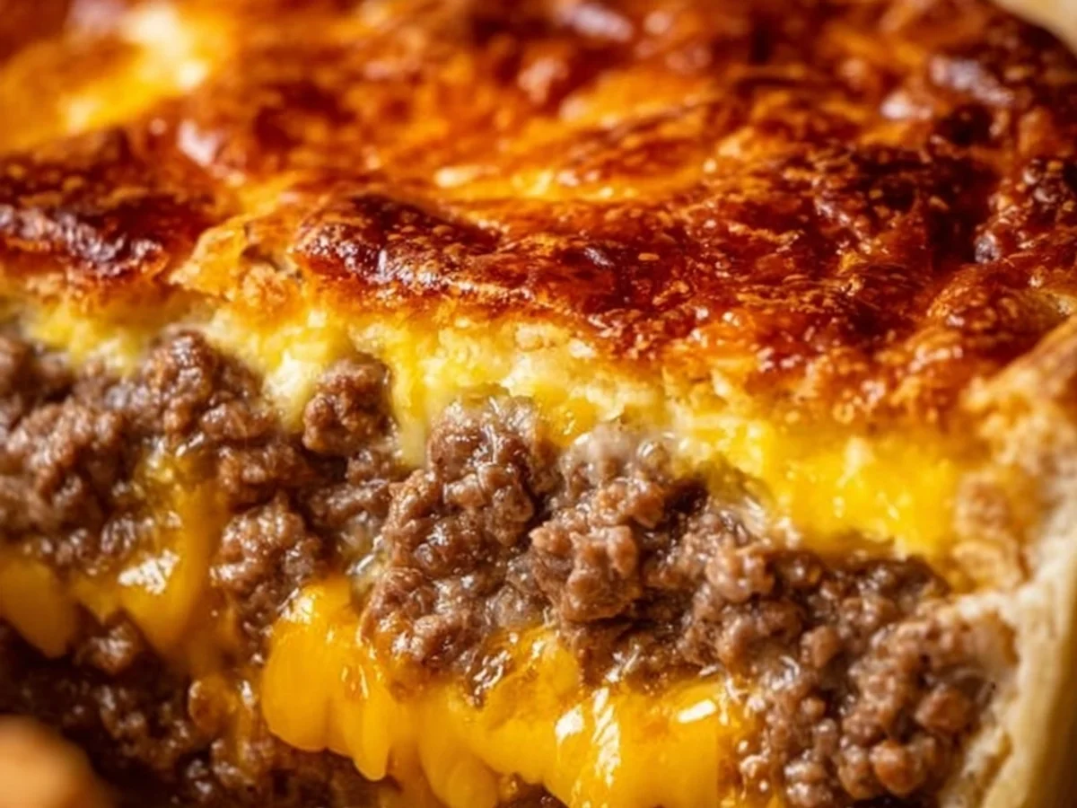 Homemade Cheeseburger Pie Dinner - Image 1