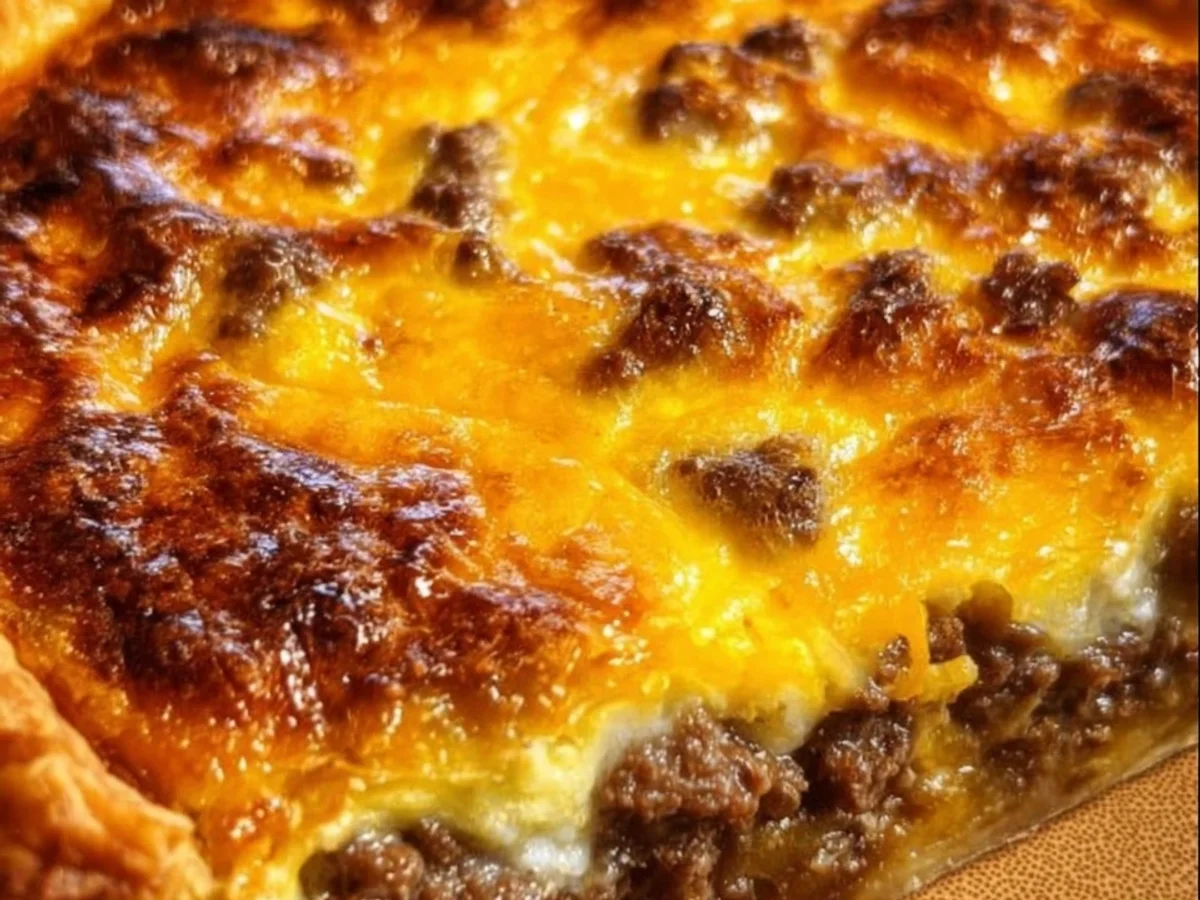 Homemade Cheeseburger Pie Dinner - Image 2