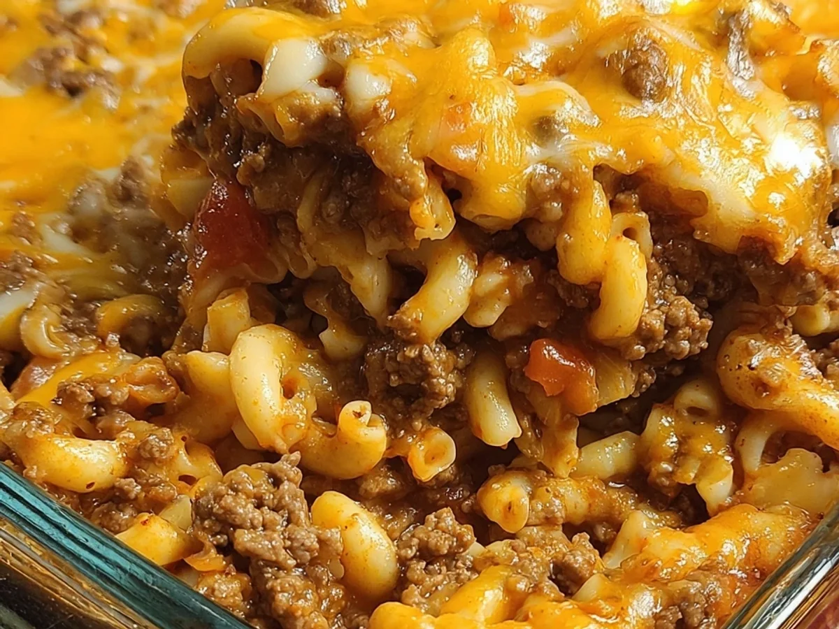 Homestyle Cheesy Hamburger Casserole: Quick Weeknight Dinner - Image 2