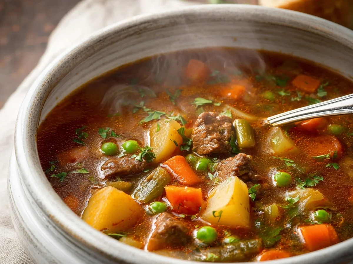 Homestyle Hearty Vegetable Beef Soup: My Family's Comfort - Image 2