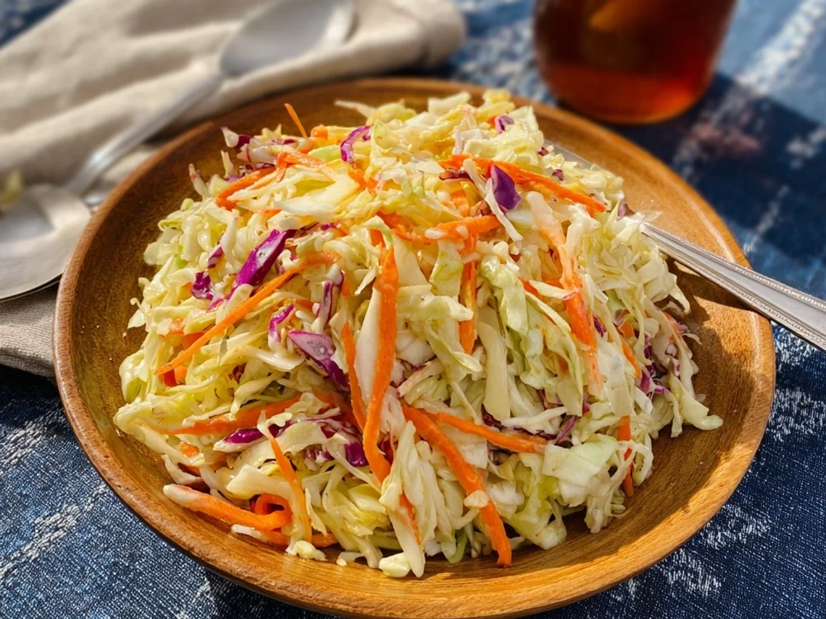 Homestyle Vinegar Oil Coleslaw: Tangy & Fresh - Image 2
