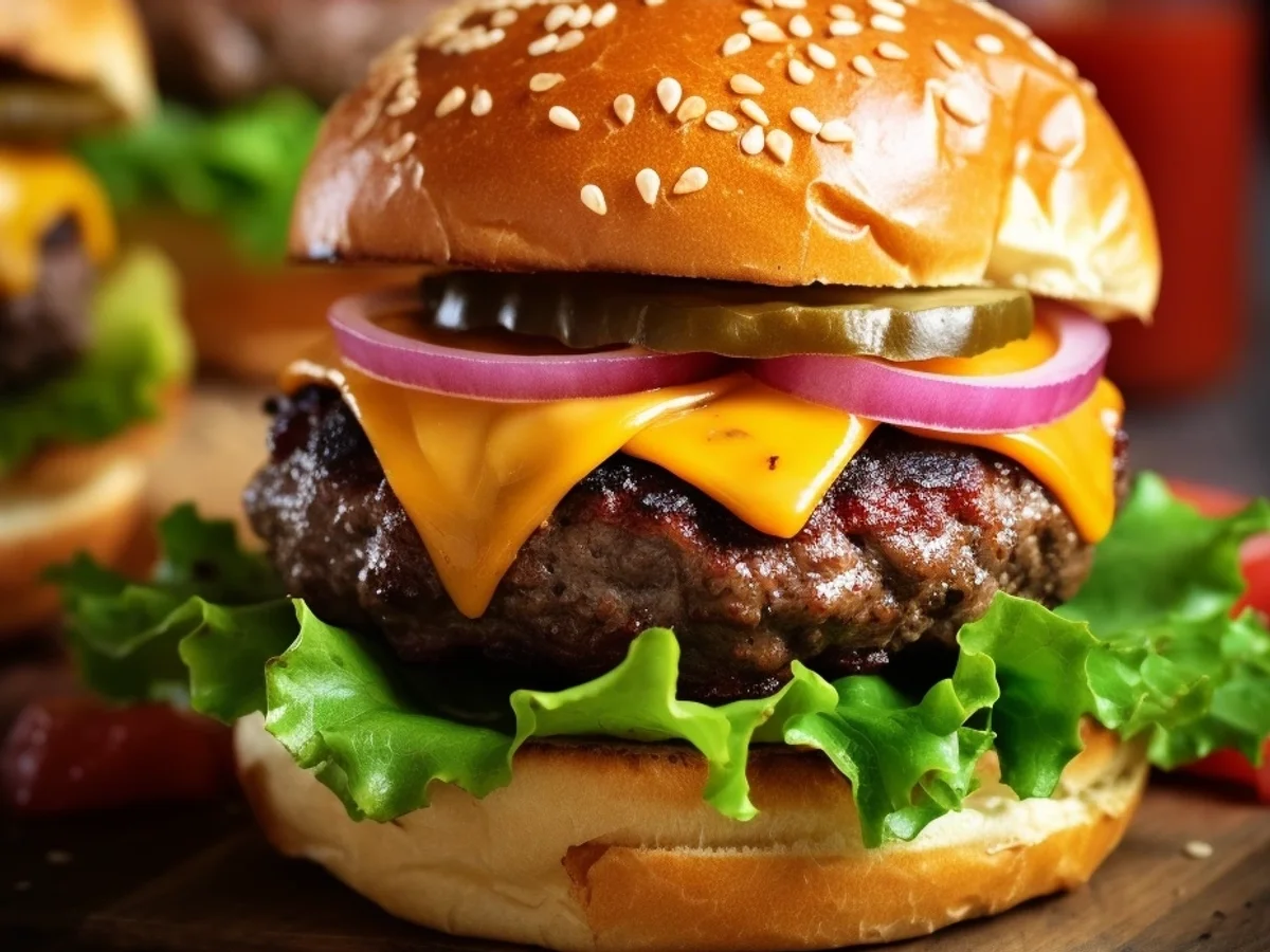 Juicy Air Fryer Hamburgers: Quick Weeknight Meal - Image 2