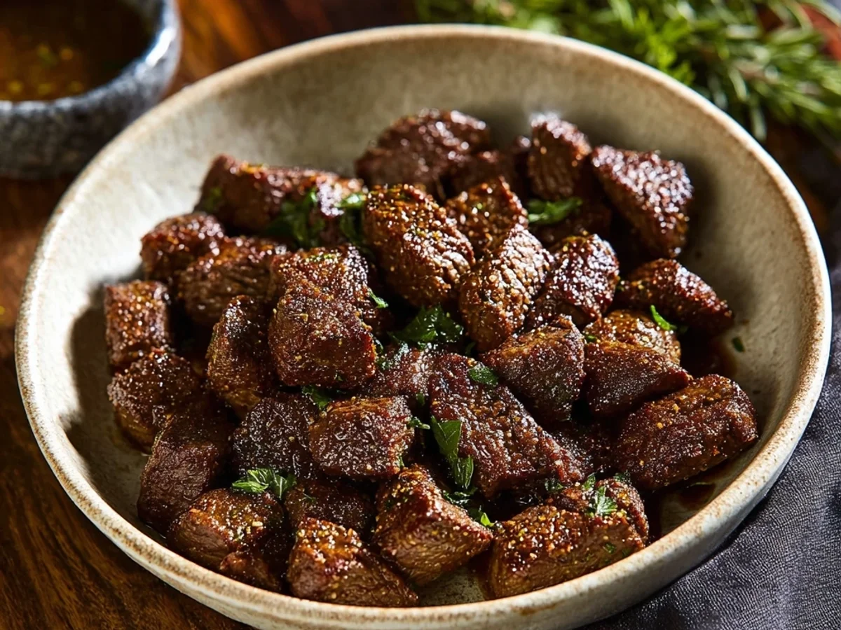 Juicy Air Fryer Steak Bites: Quick Dinner Magic - Image 1