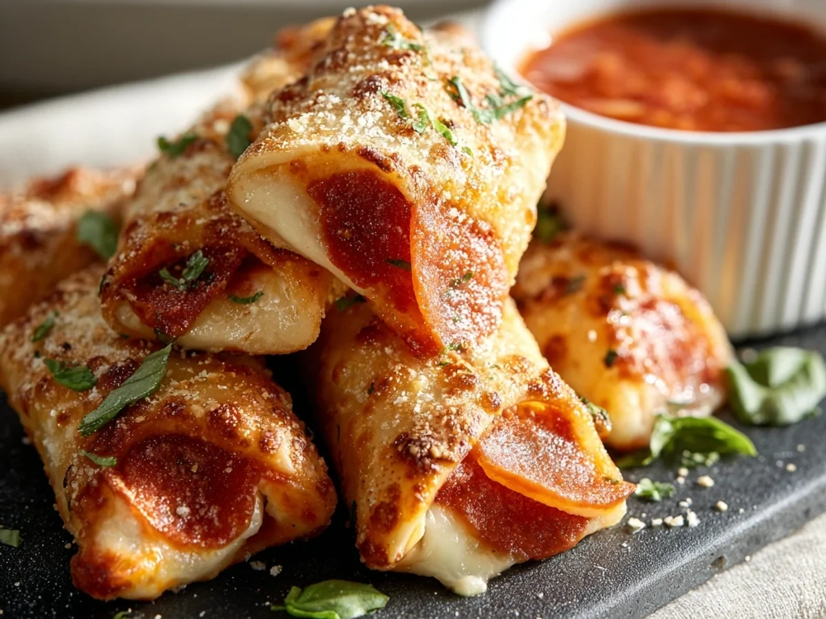 Low Calorie Pizza Rolls: Quick 3-Ingredient Hack - Image 2