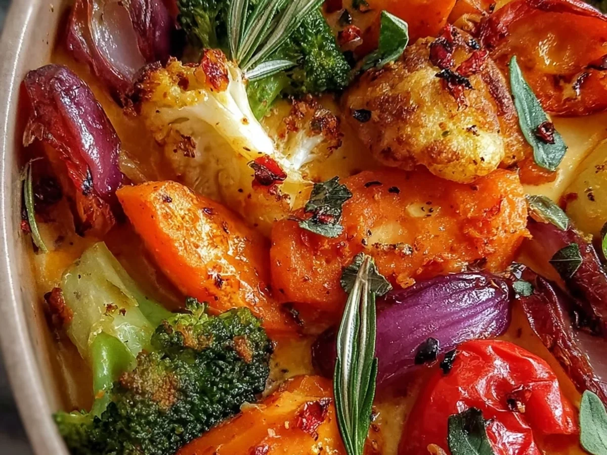 Marry Me Roasted Vegetable Medley: Garlic Herb Magic - Image 1