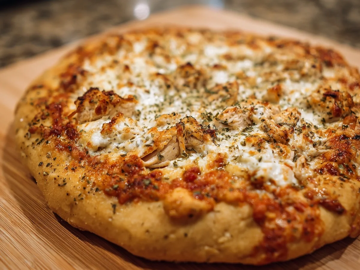No Yeast Protein Pizza Dough with Greek Yogurt - Image 1