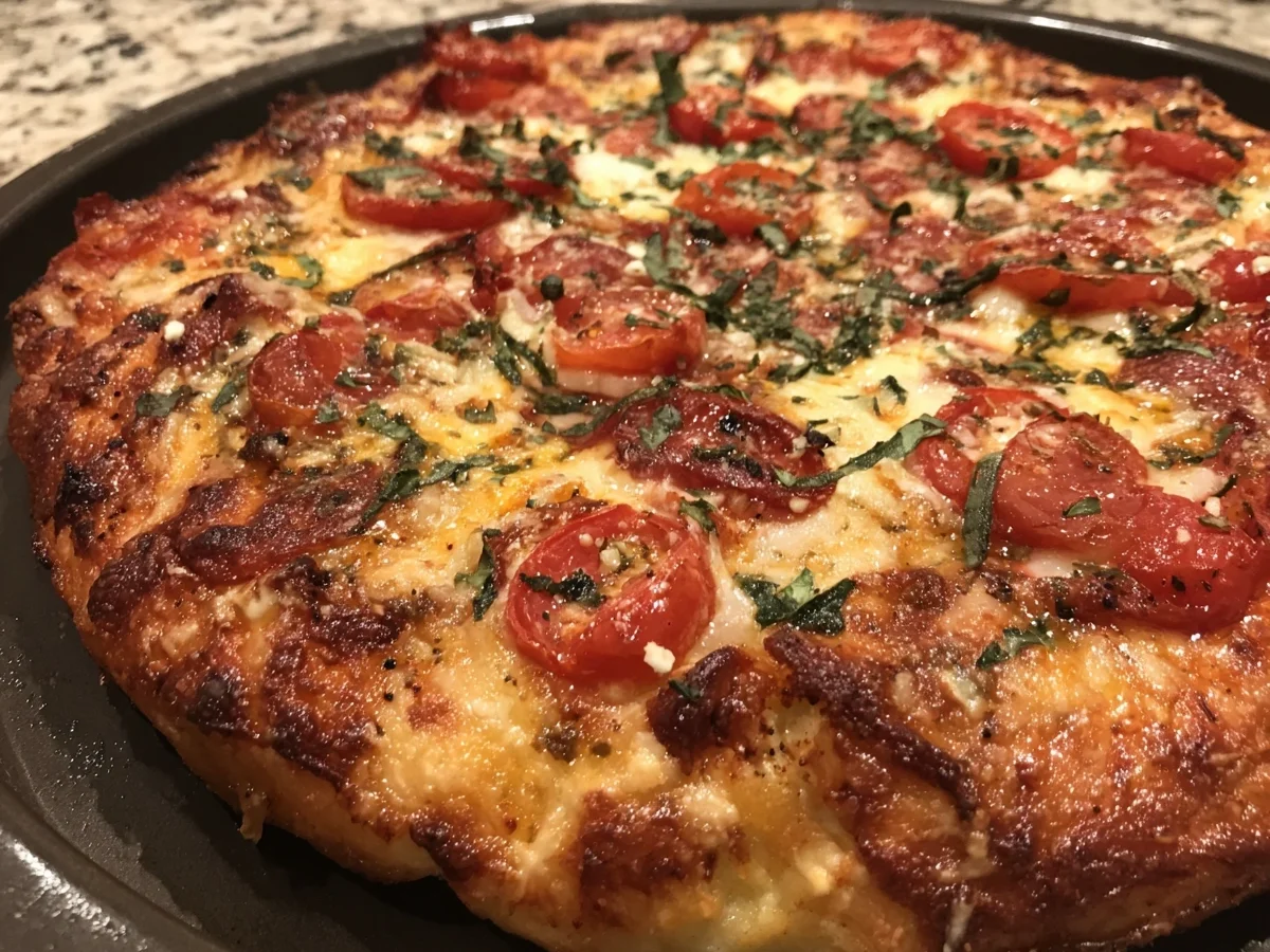 No Yeast Protein Pizza Dough with Greek Yogurt - Image 2