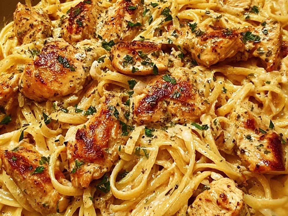 One-Pan Cowboy Butter Chicken Linguine Dinner - Image 2