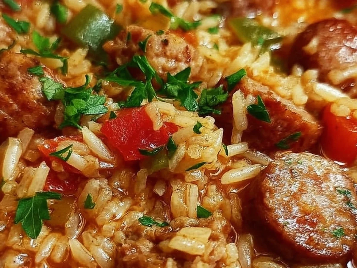 One-Pot Rice & Beef Sausage: Easy Weeknight Meal - Image 2